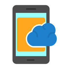 Mobile cloud Icon