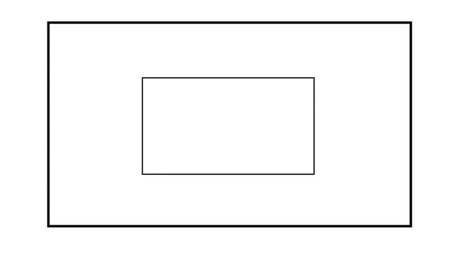 Rectangle motion animation in easy removable background