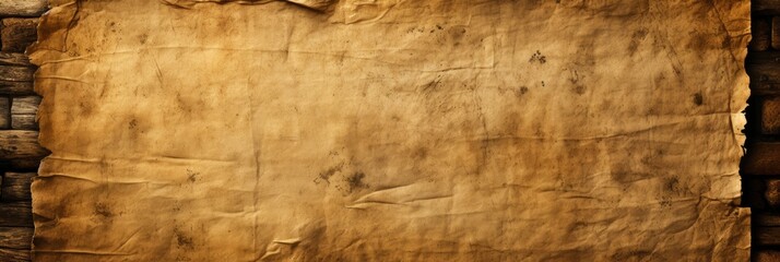 Old Worn Blank Parchment Paper Texrture , Banner Image For Website, Background, Desktop Wallpaper