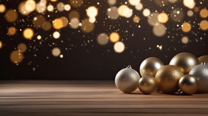 gift box and decorate everything about Happy New year celebration background with copy space