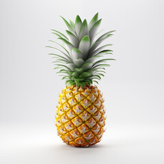 pineapple white backdrop
