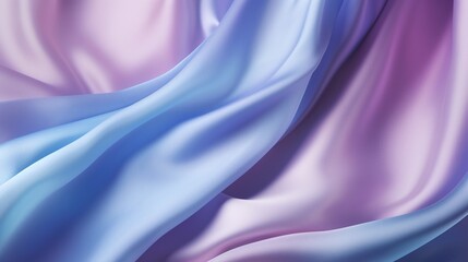 Obraz premium Silk with a soft texture in a subtle yet gorgeous purple color. Generating AI