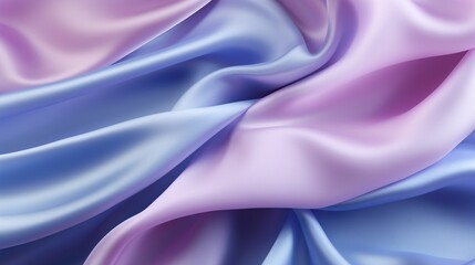 Obraz premium Silk with a soft texture in a subtle yet gorgeous purple color. Generating AI