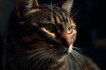 portrait of a cat.