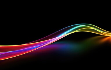 Modern trendy abstract design, 3d neon abstract background, So beautiful, AI