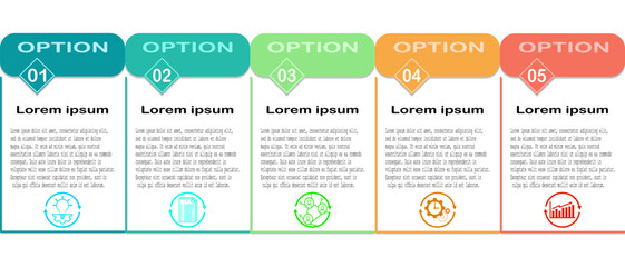 Business concept with 5 options, steps.Presentation business infographic template with icons.You can used for process diagram, presentations, workflow layout, banner, flow chart.