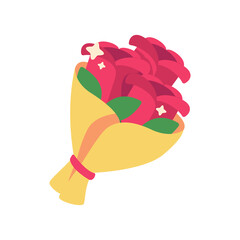 red rose flower Representation of love on the wedding day