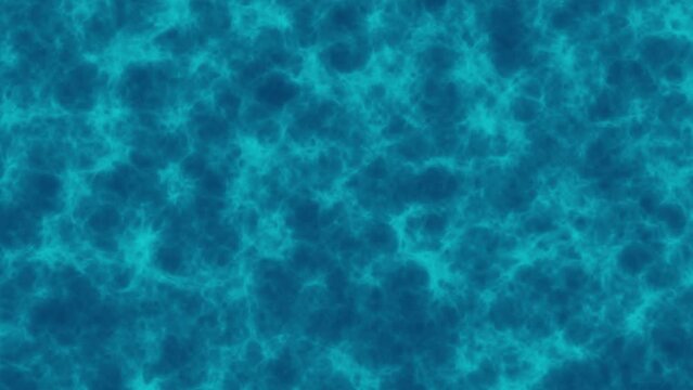 Animated waves in the blue sea. Dynamic 4k video for your project.