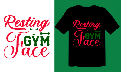 Resting Gym Face T shirt, GYM T Shirt File
