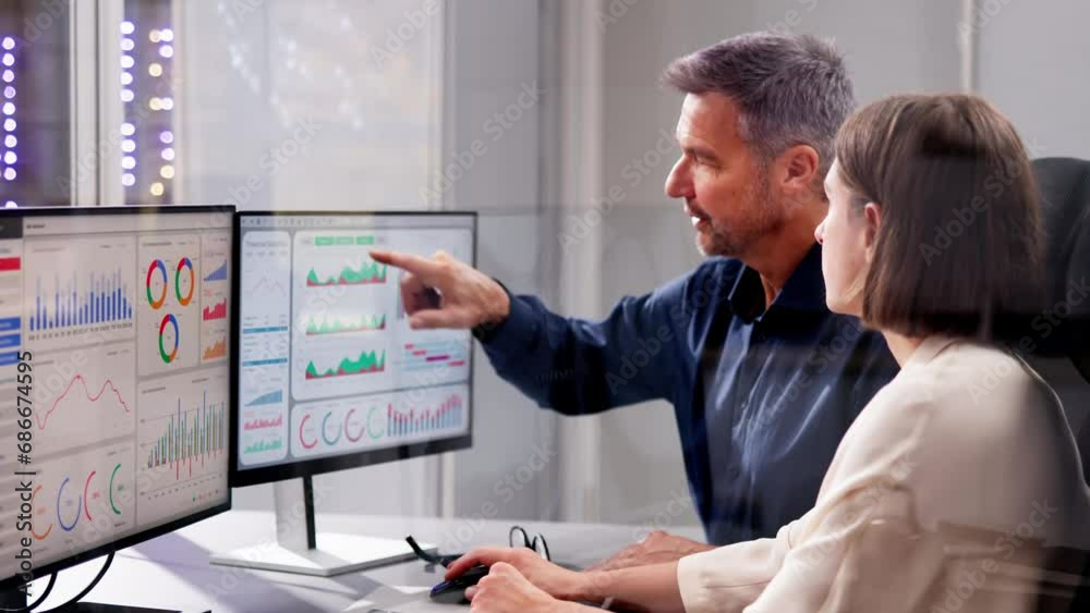 Leinwandbilder Using Analytics and KPIs to Analyze Data: An Analyst's View