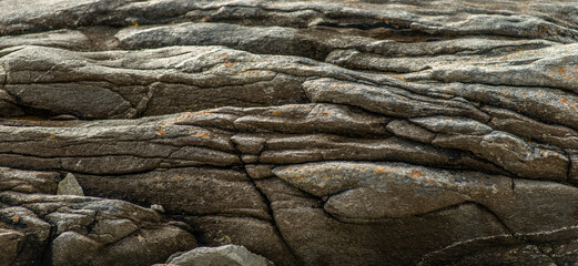 Roches érodées sur la presqu'île de Quiberon à Saint-Pierre-Quiberon, Bretagne, France © Jorge Alves