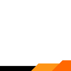 Flat Geometric Footer