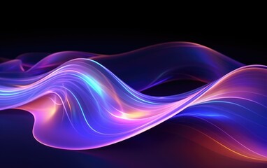 Modern trendy abstract design, 3d neon abstract background, So beautiful, AI