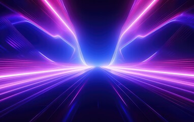 Modern trendy abstract design, 3d neon abstract background, So beautiful, AI