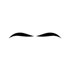 Silhouette Eyelash Icon
