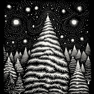chrismas tree background