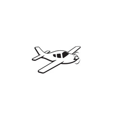 Fototapeta na wymiar Plane logo or icon design
