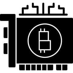 Bitcoin mining Icon