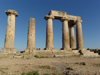 Fototapeta premium Temple of Apollo in Corinth Greece