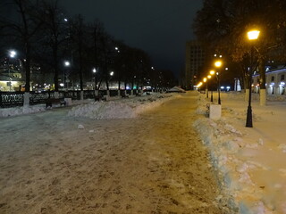 street in winter