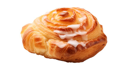 Delicious pastry isolated on transparent background, PNG image with background removed, Сreated with Generative Ai technology.
