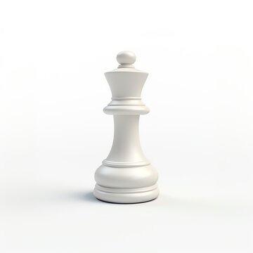 a white chess piece on a white background