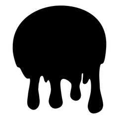 The circle is melting