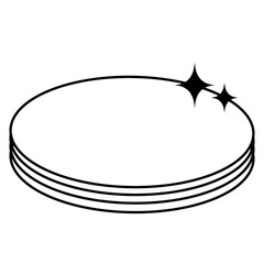 Modern minimalist aesthetic line elements, trendy linear frames with stars, geometric forms. Arch frame with sparkles for social media or poster design, simple decorative boho style border vector set