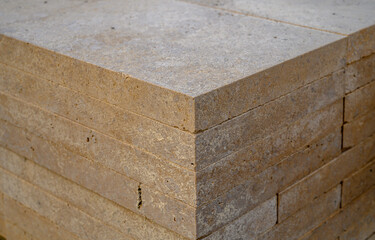 stacked real marble paving slabs 4