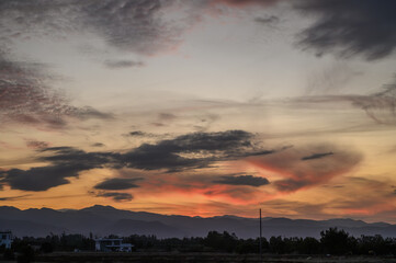 winter sky on the Mediterranean after sunset 4