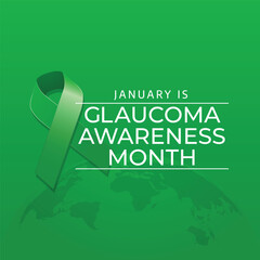 Flyers commemorating National Glaucoma Awareness Month or events connected to it can feature vector illustrations concerning the disease. design of flyers, celebratory materials.