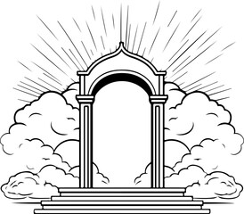 Heaven gate outline