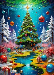 Christmas tree - 686722959