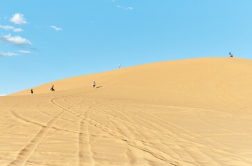 The stunning Coral Pink Sand Dunes State Park in southern Utah