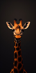 Obraz premium minimal 8k animal wallpaper created with Generative Ai