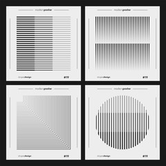 Set Of Retro Geometric Posters. Swiss Design Placards. Modern Covers Collection. Abstract Geometrical Textures.