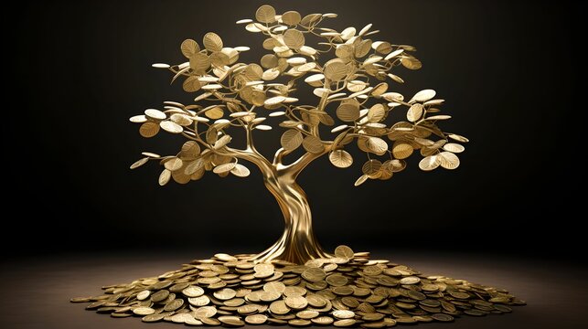 Prosperity Money Tree, visually appealing, depiction, small, grows