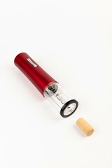 Automatic corkscrew for opening bottle caps. Electric Wine Bottle Opener
