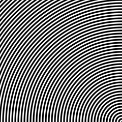 Surface pattern design with symmetrical curves ornament. Rounded color lines. Striped motif. Stripes wallpaper. Digital paper for page fills, web designing, textile print. Vector art illustration.