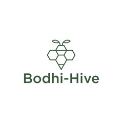 Bodhi hive, honey farmer logo