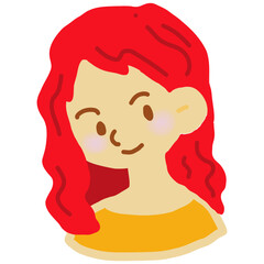 girl with red hair