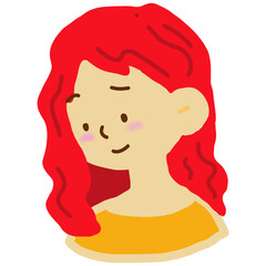 girl with red hair