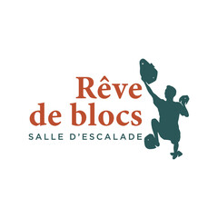 Rock climbing sport logo