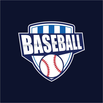 Baseball club, basball sport logo