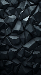 Fototapeta premium black wallpaper for devices with subtle white specks or texture created with Generative Ai