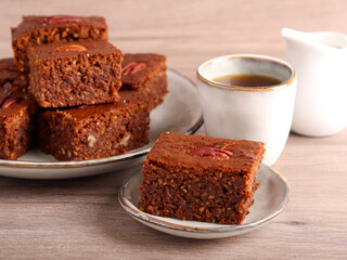Pecan chocolate brownies