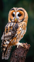 Flammulated Owl close up