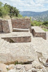 The former Aztec spa, garden and royal palace of Texcotzingo, located in Mexico State