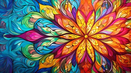 a mesmerizing background that seamlessly blends a kaleidoscope of vibrant colors.