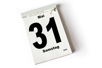 31 . Mai 2025